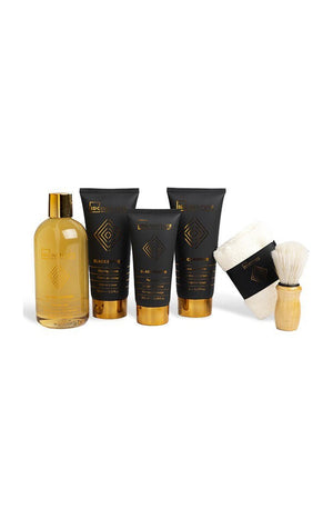 Coffret bain & rasage - Poivre noir - Corps & visage - Homme - 6 produits