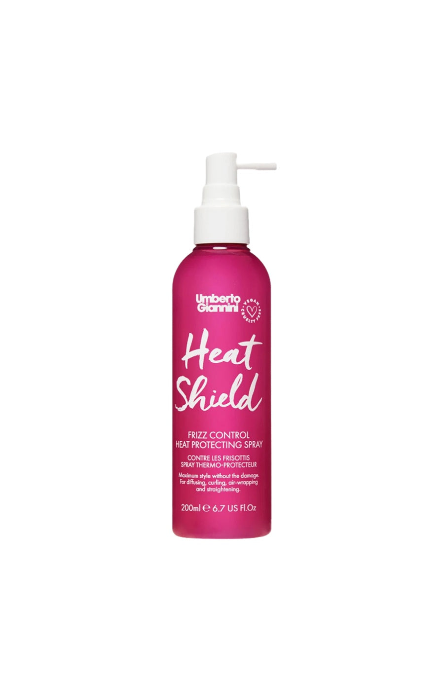 Spray protecteur de chaleur anti-frisottis - Cheveux ondulés & bouclés - 200 ml