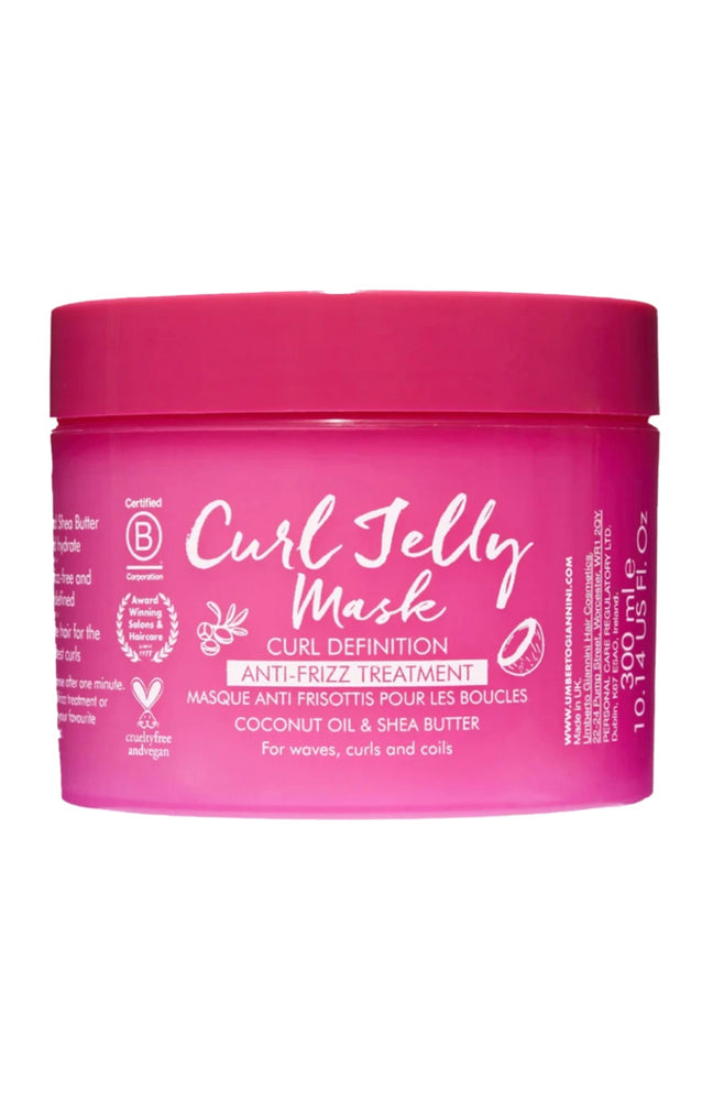 Masque hydratant anti-frisottis - Huile de coco & karité - Cheveux bouclés - 300 ml