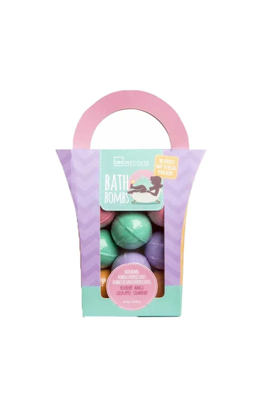 Coffret boules de bain parfumées - 8 x 15 gr