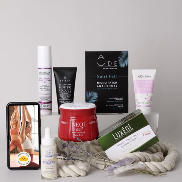 Box peau saine & cheveux forts - 9 produits