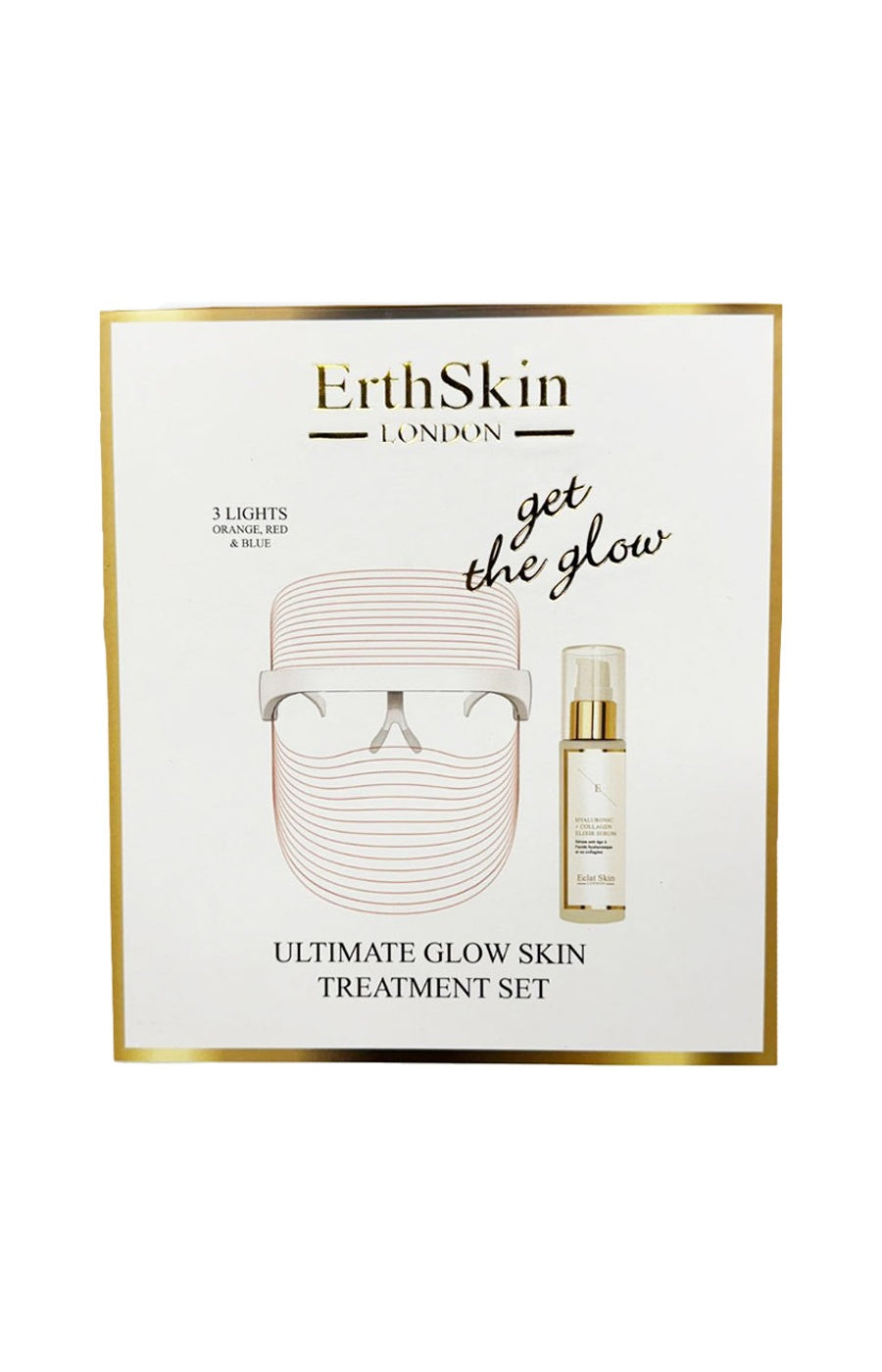 Masque de luminothérapie LED & sérum - Visage - 2 produits
