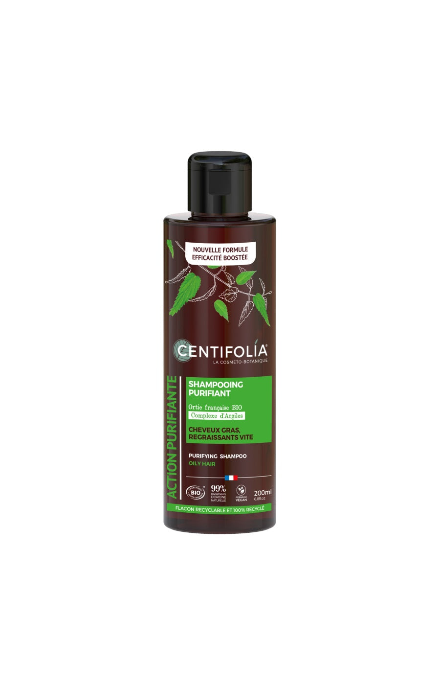 Shampoing purifiant bio - Orties - Cheveux gras - 200 ml