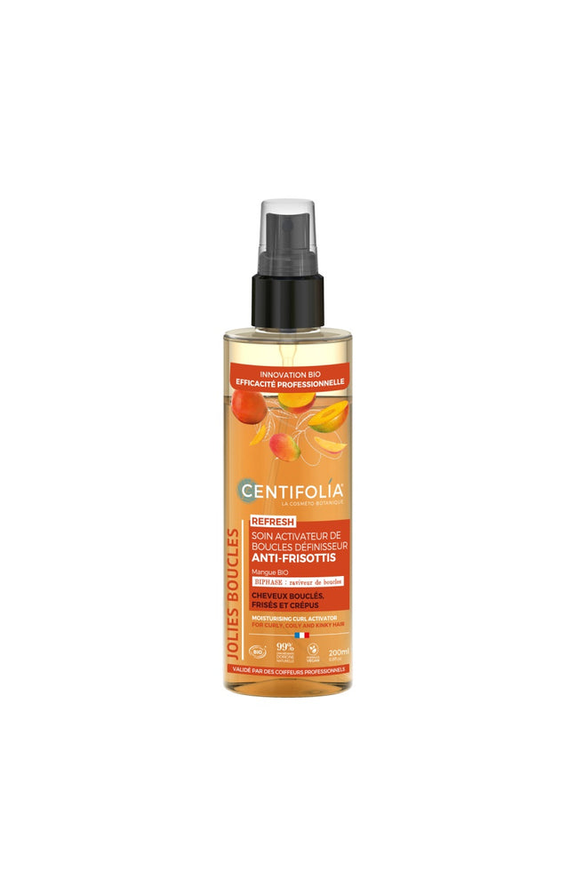 Soin anti-frisottis bio - Mangue - Cheveux bouclés, frisés ou crépus - 200 ml