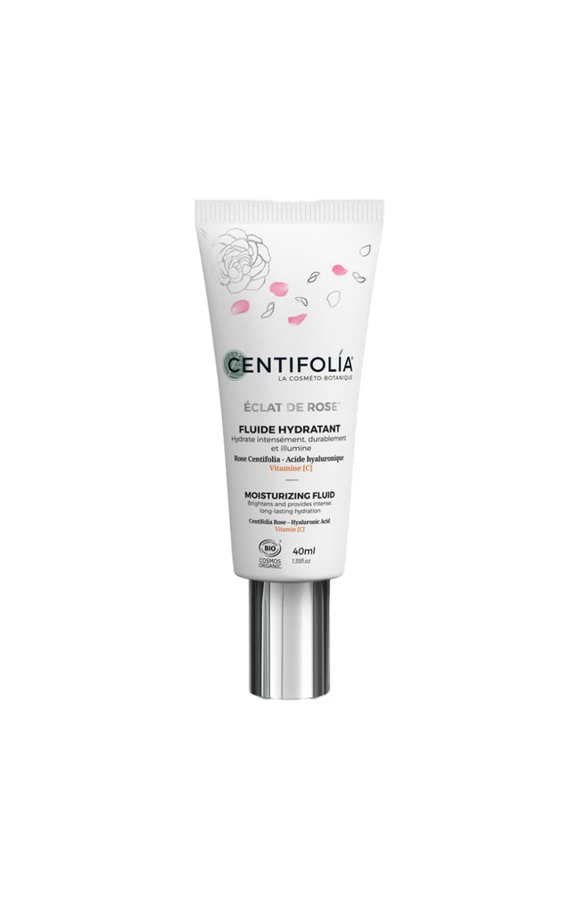 Crème hydratante bio - Rose & acide hyaluronique - Visage - 40ml