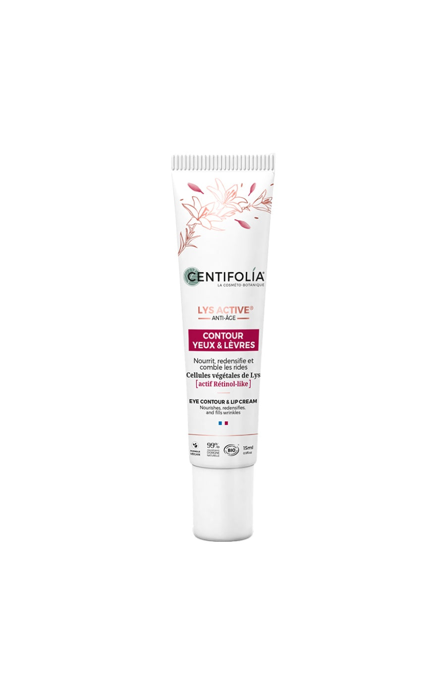 Crème contour des yeux & lèvres anti-âge bio - Lys & rétinol - Peaux matures