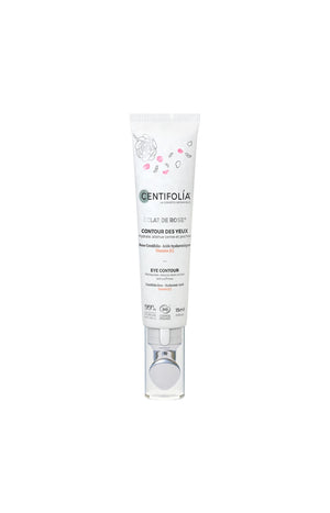 Crème contour des yeux bio - Rose & acide hyaluronique - 15 ml