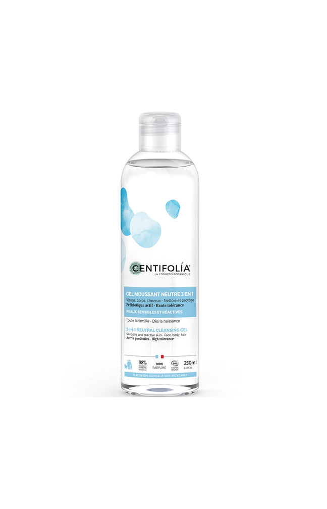 Gel nettoyant & protecteur bio - Prébiotique - Visage, corps & cheveux - 250 ml