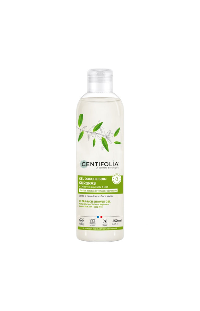 Gel douche surgras bio - Verveine citronnée - 250 ml