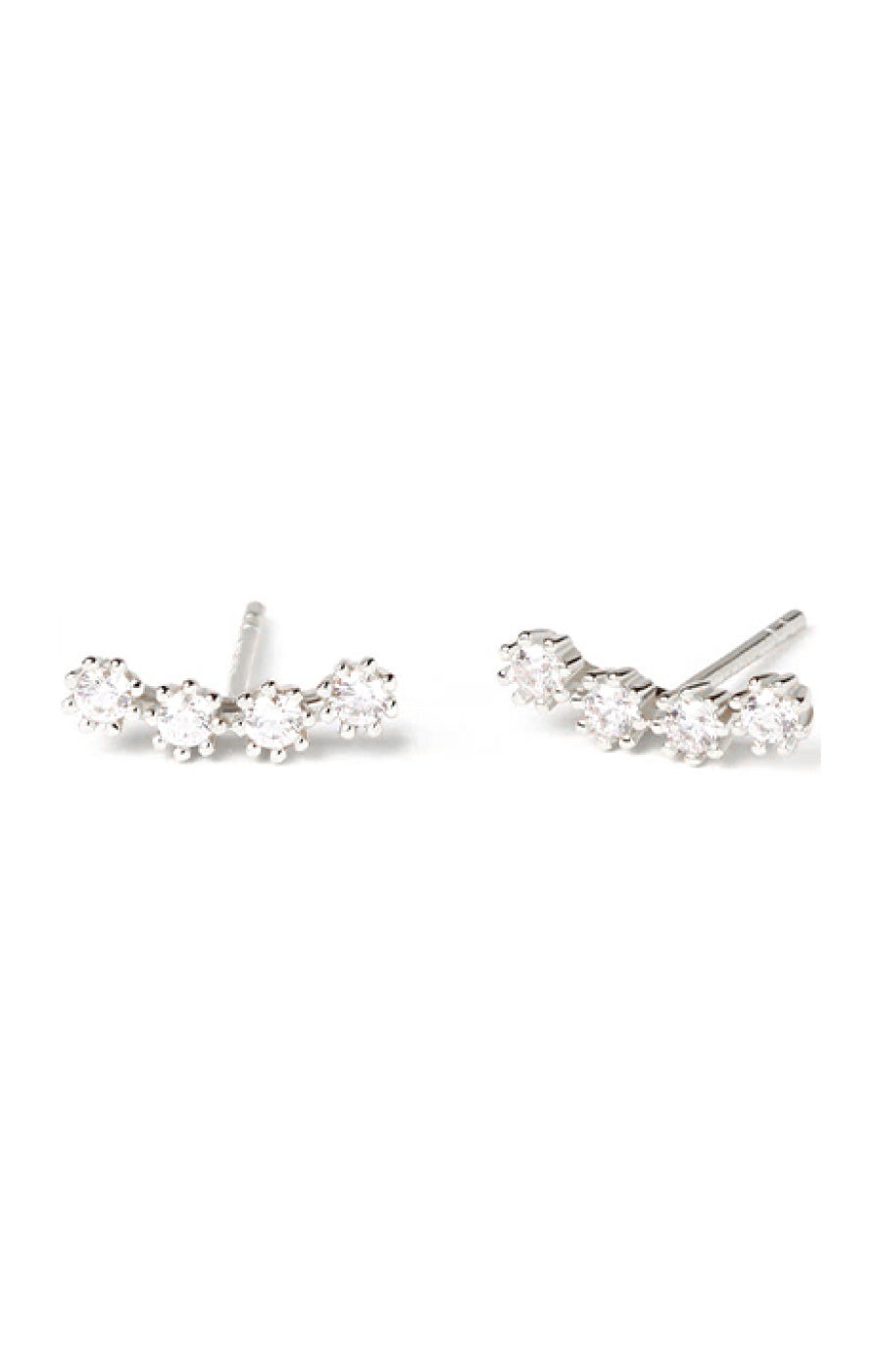 Boucles d'oreilles - Argent 925/000 & zircon