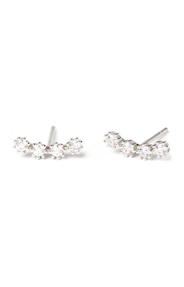 Boucles d'oreilles - Argent 925/000 & zircon