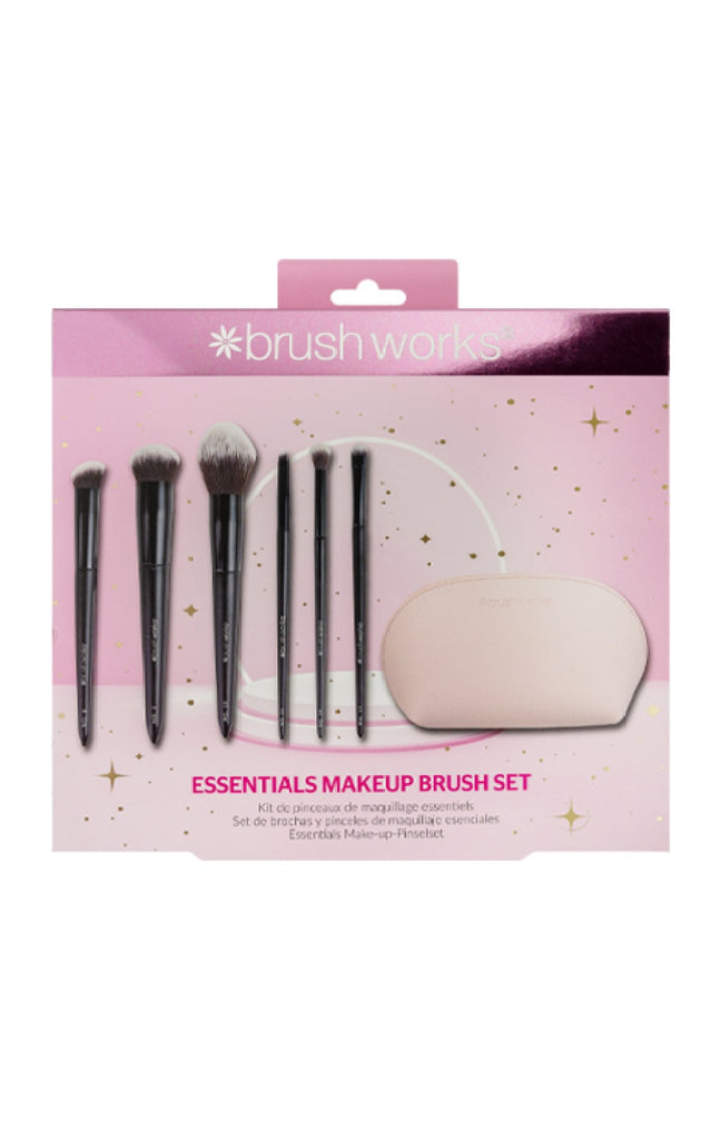 Coffret de pinceaux - Teint & yeux - Noir - 6 accessoires