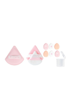 Coffret de houppettes - Teint - 9 Accessoires