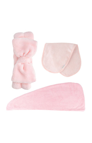 Set bandeau & serviettes - Visage & cheveux - 3 accessoires