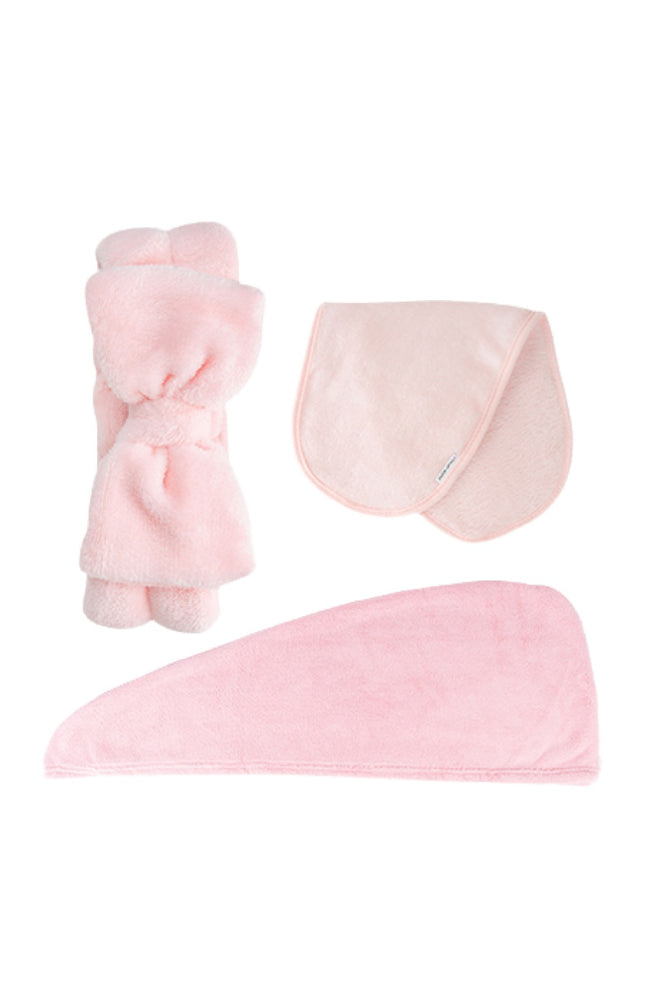 Set bandeau & serviettes - Visage & cheveux - 3 accessoires