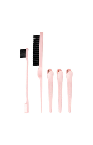 Set brosse plaquage - Cheveux - 5 accessoires