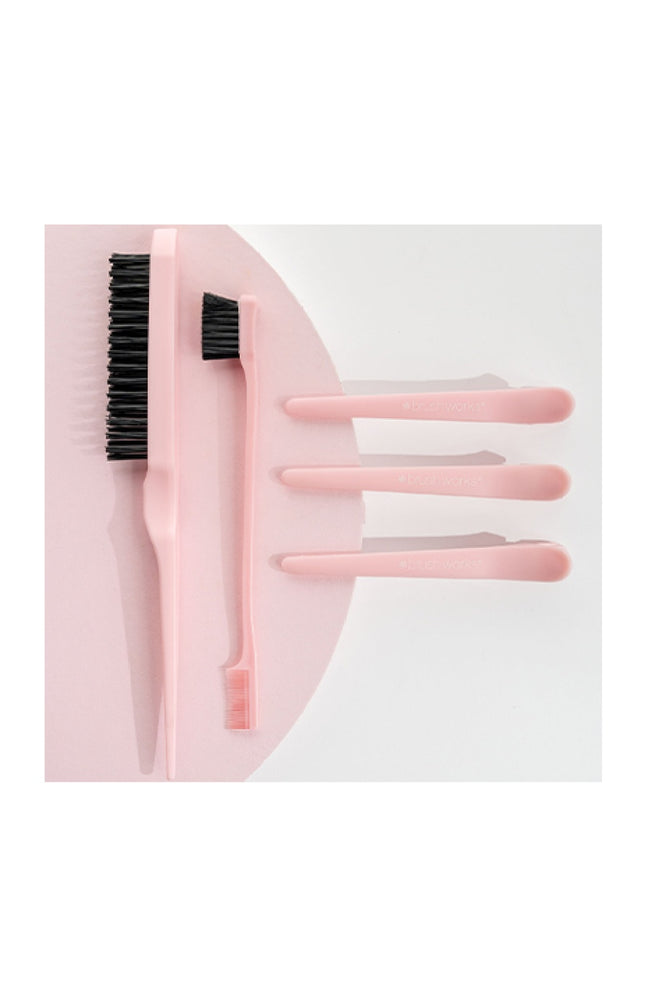 Set brosse plaquage - Cheveux - 5 accessoires