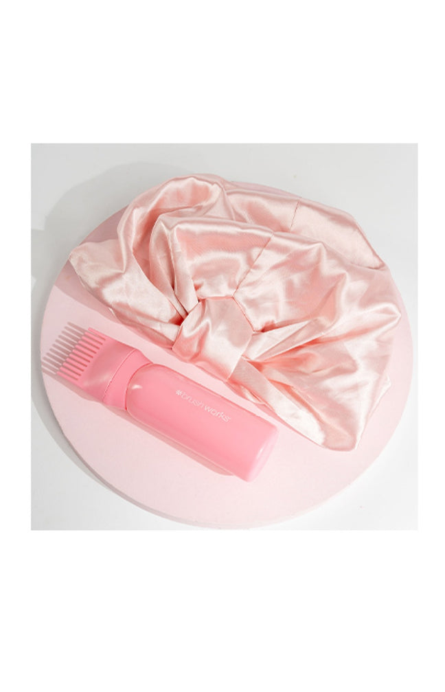 Kit soin du cuir chevelu - Applicateur d'huile & bonnet en satin - 2 produits