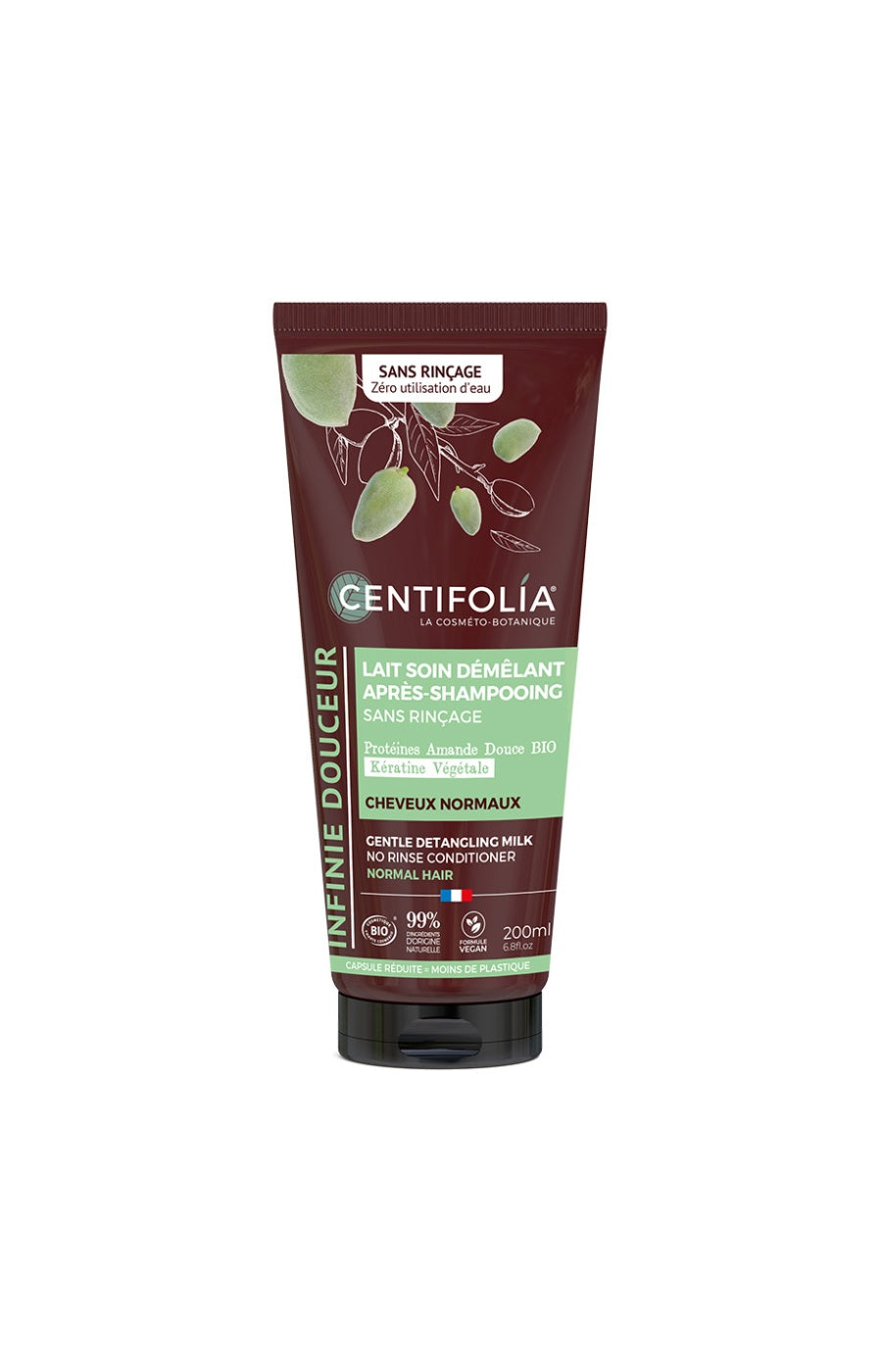 Après-shampoing démêlant bio - Kératine - Cheveux - 200 ml