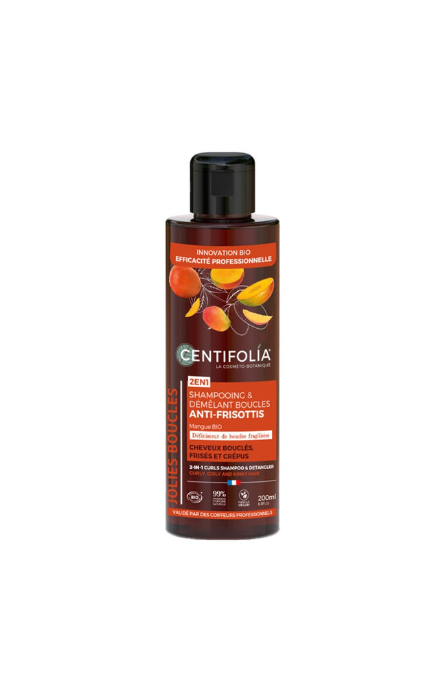 Shampoing démêlant bio - Mangue - Cheveux bouclés & frisés - 200 ml