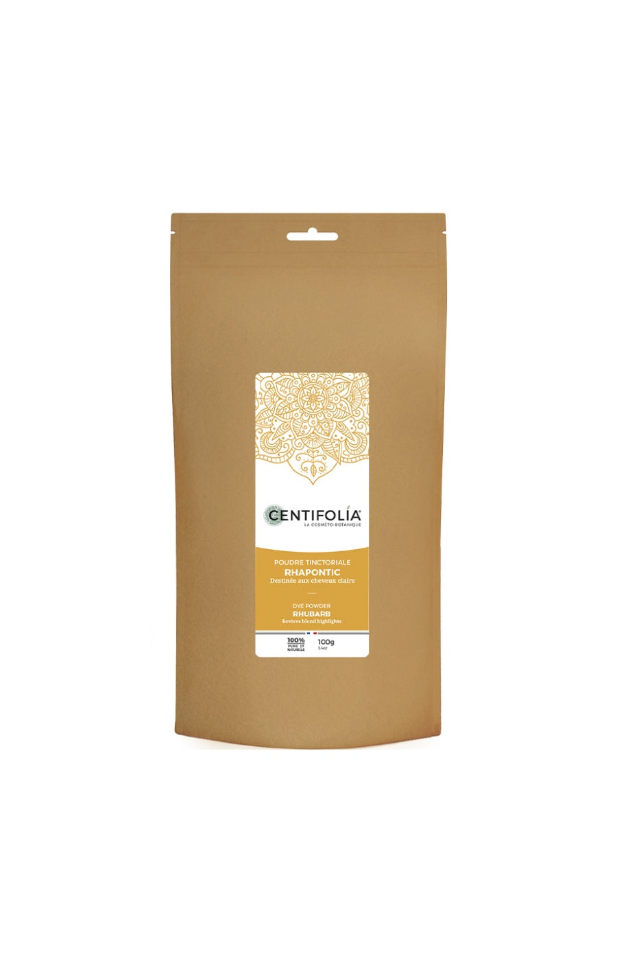 Poudre Rhapontic - Cheveux blonds à châtains clairs - 100 g