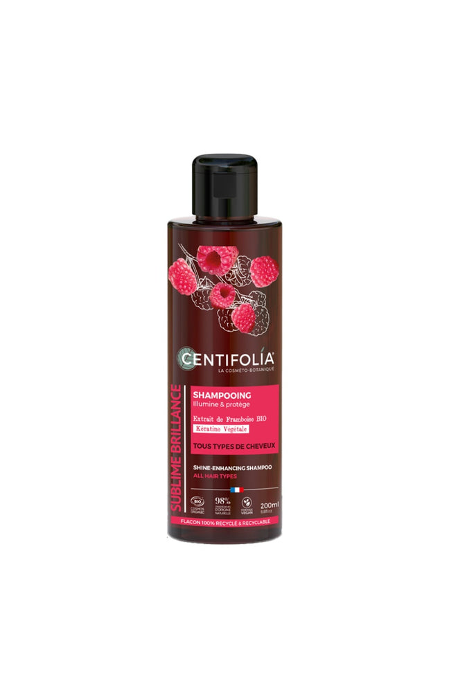 Shampoing brillance bio - Framboise - Cheveux