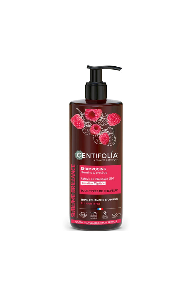 Shampoing brillance bio - Framboise - Cheveux