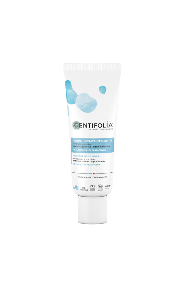 Crème hydratante neutre bio - Peaux sensibles & réactives - 40 ml