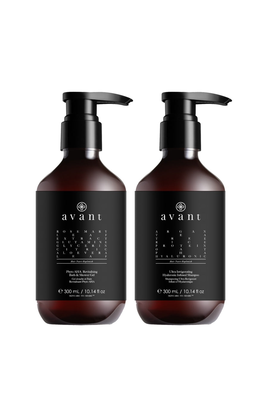 Gel douche & shampoing revitalisants - 2 x 300 ml