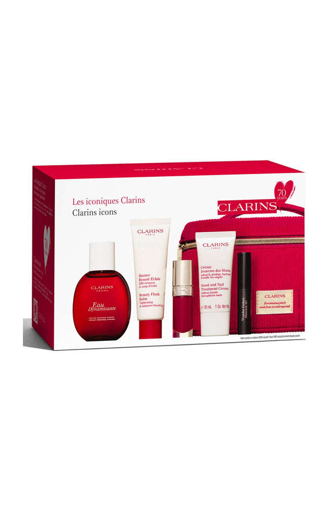 Les iconiques Clarins - Coffret Soin visage corps & maquillage