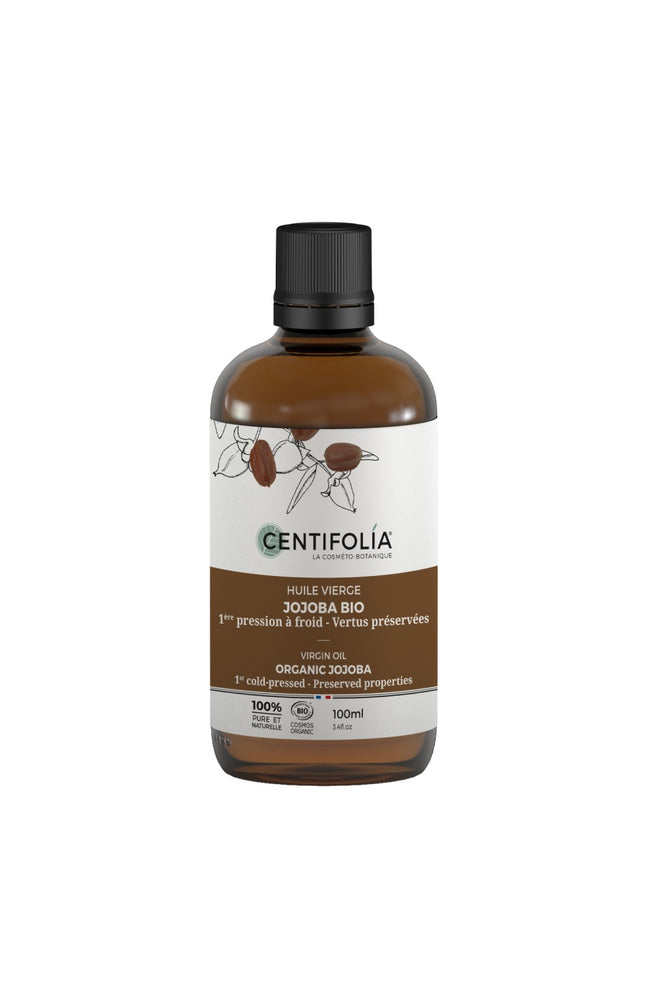 Huile vierge de jojoba bio 100% pure - 100 ml