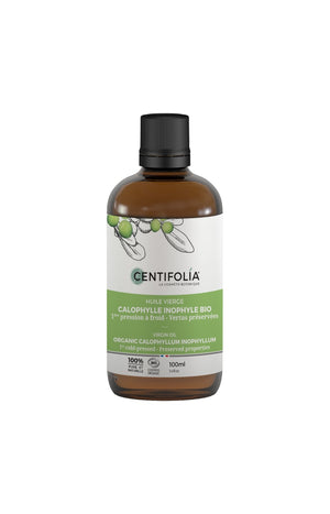 Huile vierge de calophylle inophyle bio 100% pure - 100 ml