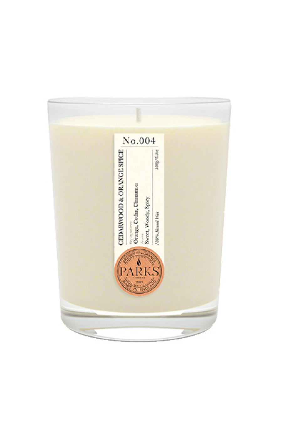 Bougie parfumée - Bois de cèdre & orange épicée - Home - 180 g