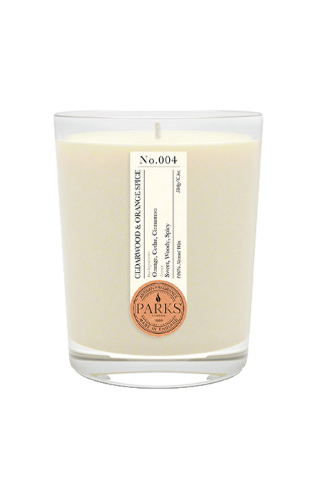 Bougie parfumée - Bois de cèdre & orange épicée - Home - 180 g