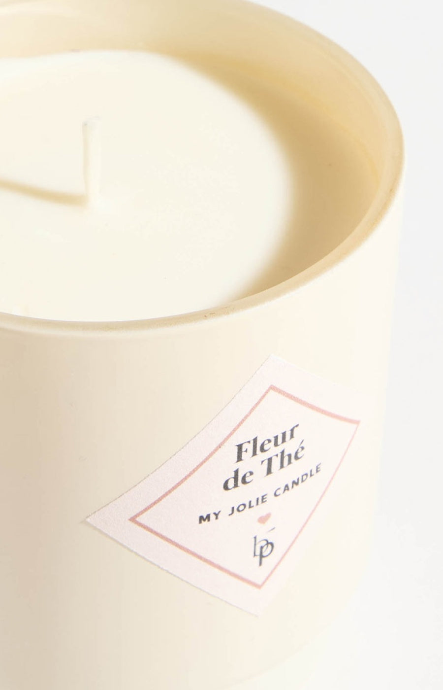 Bougie parfumée - Exclu Beauté Privée - Fleur de thé - Bracelet acier inoxydable doré - 180 g