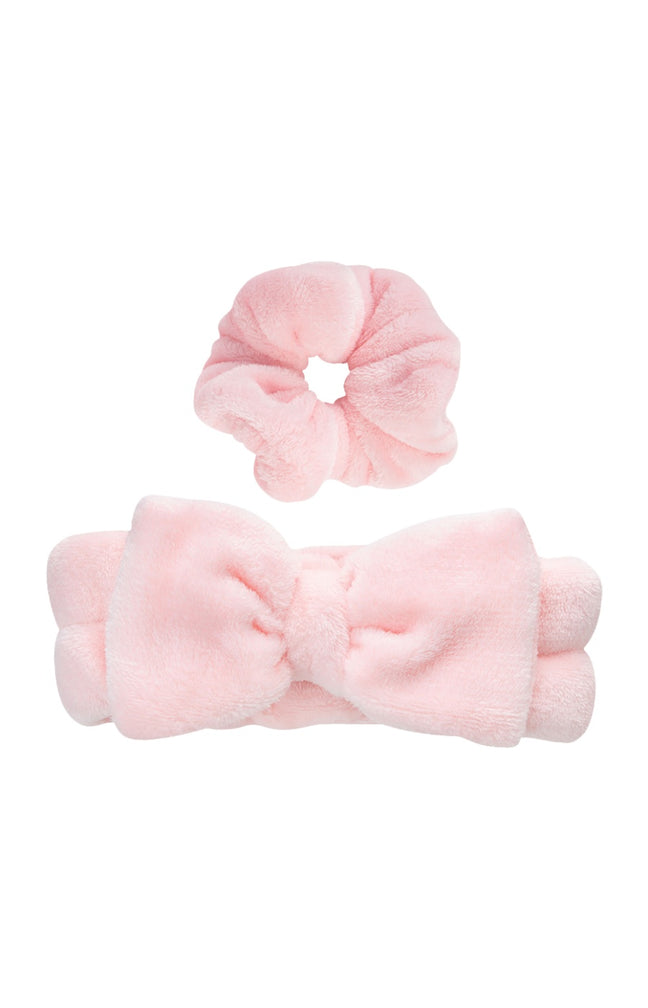 Kit makeup - Bandeau & chouchou - Rose - Cheveux