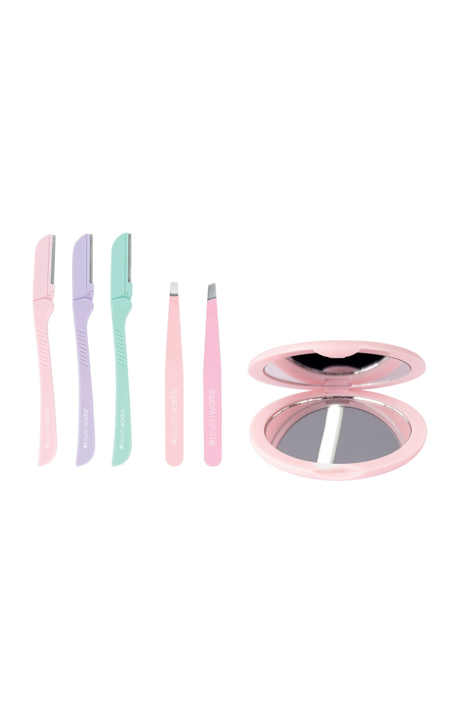 Coffret épilation sourcils - Pinces à épiler, miroir & rasoirs - 6 produits