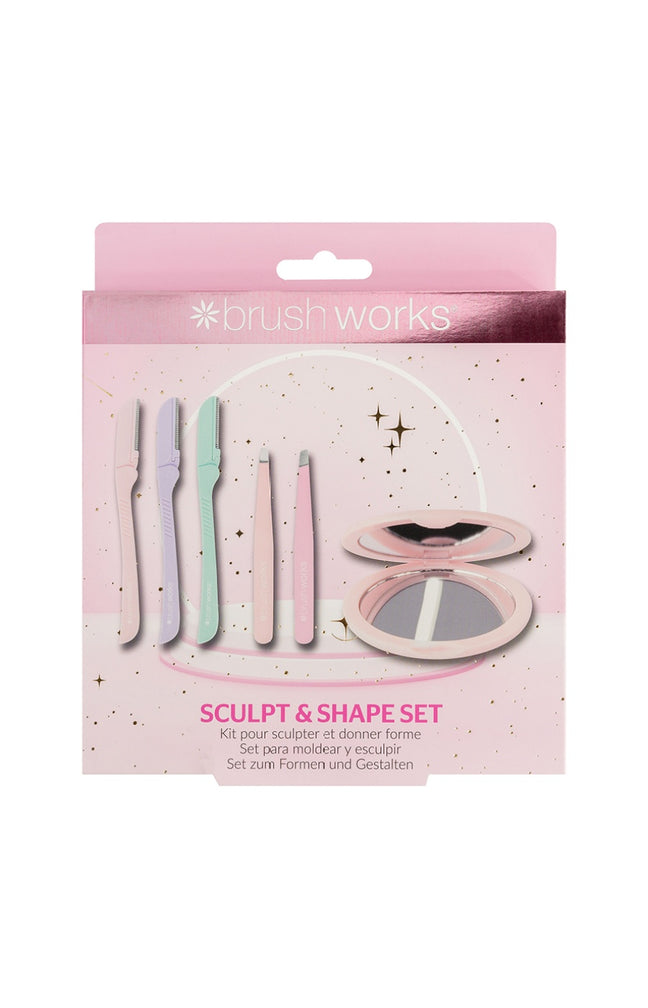 Coffret épilation sourcils - Pinces à épiler, miroir & rasoirs - 6 produits