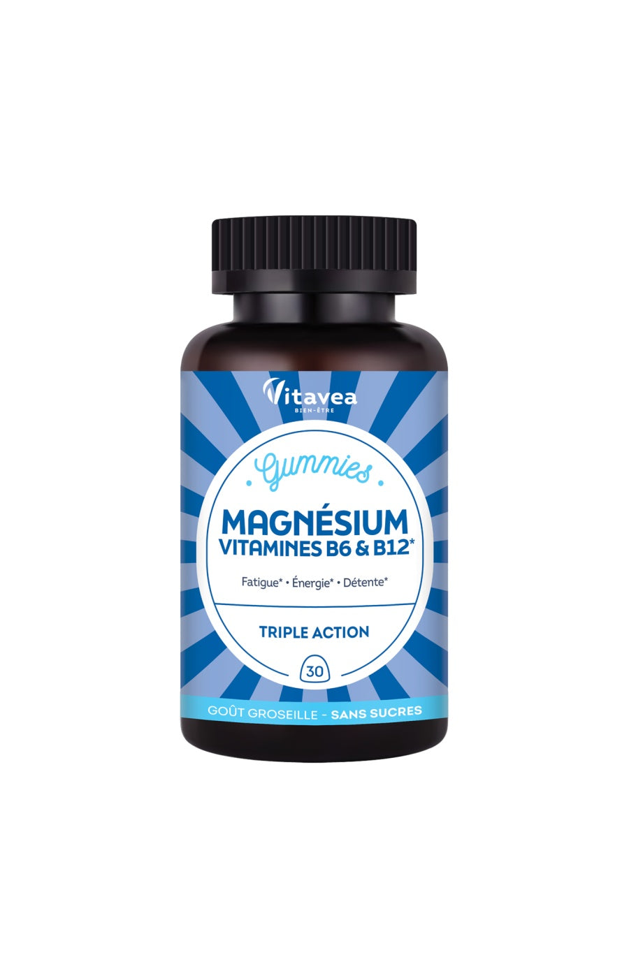 Gummies détente - Magnésium, vitamine B6 & B12 - 1 mois