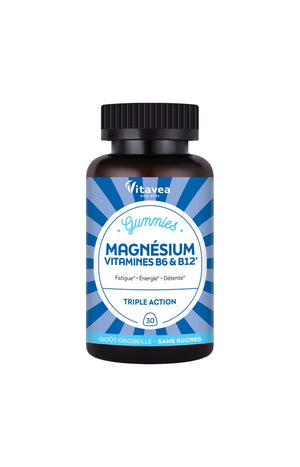 Gummies détente - Magnésium, vitamine B6 & B12 - 1 mois