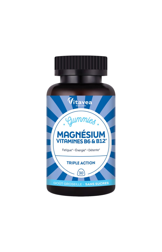 Gummies détente - Magnésium, vitamine B6 & B12 - 1 mois