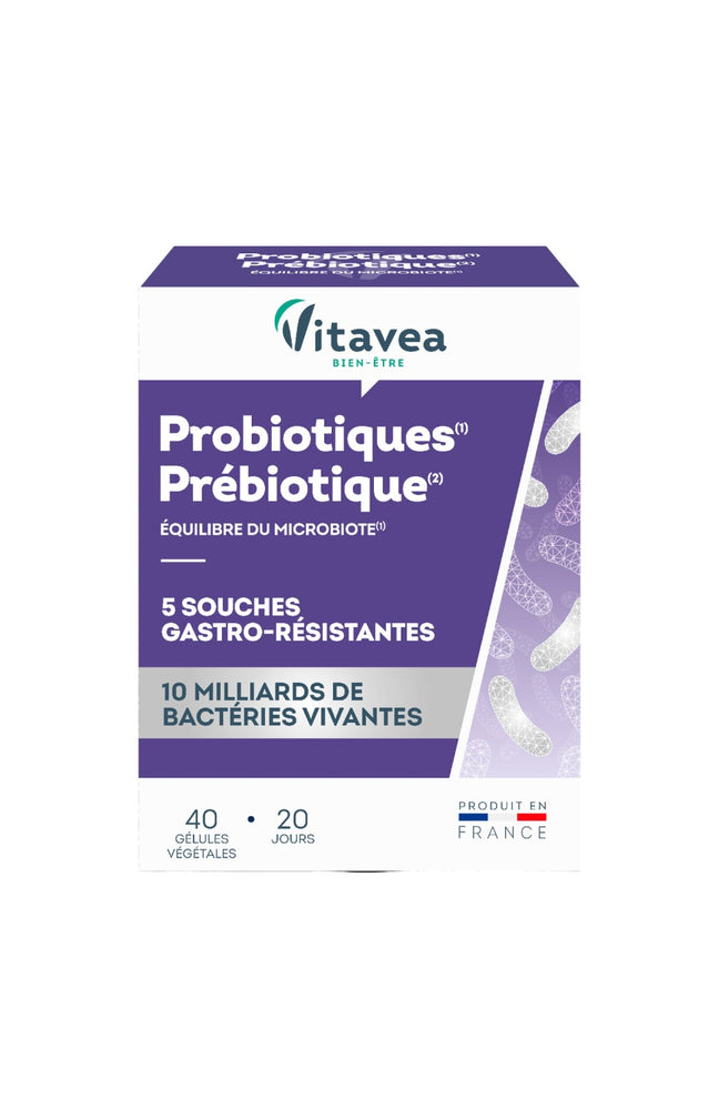 Cure équilibre digestif - Probiotiques & prébiotique - 2 mois
