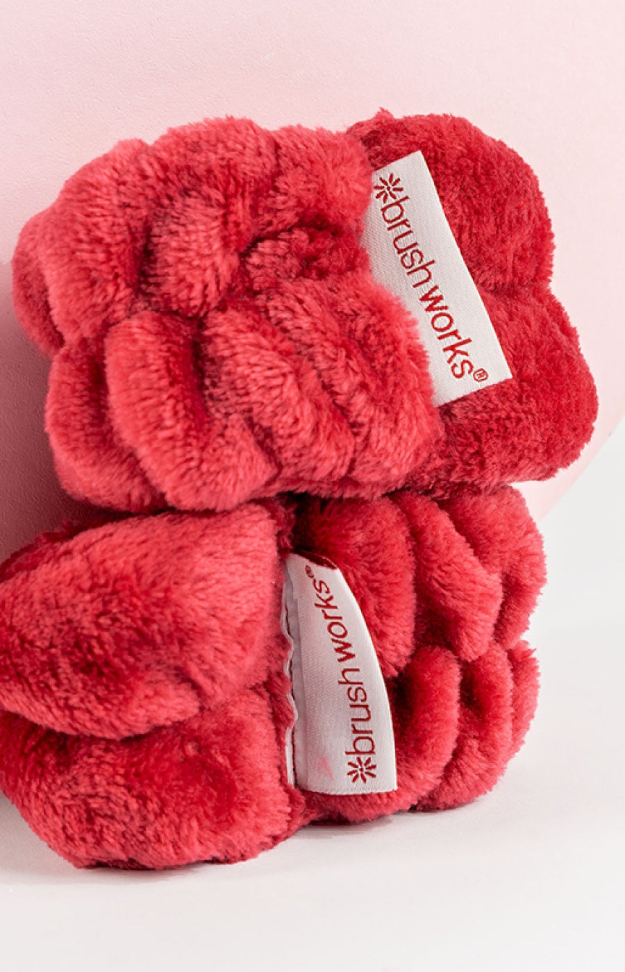 Duo bracelets de soin - Microfibres - Rouge - Corps