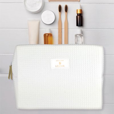 Trousse de toilette - Nid d'abeille