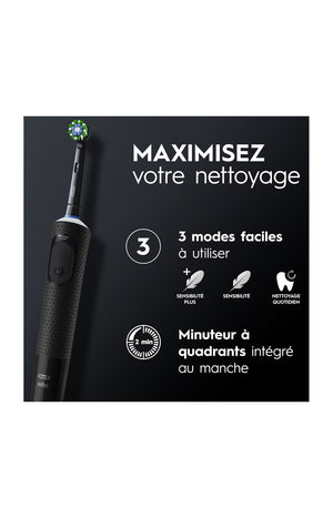 Brosse à dents électrique - Vitality Pro Clean - Noir