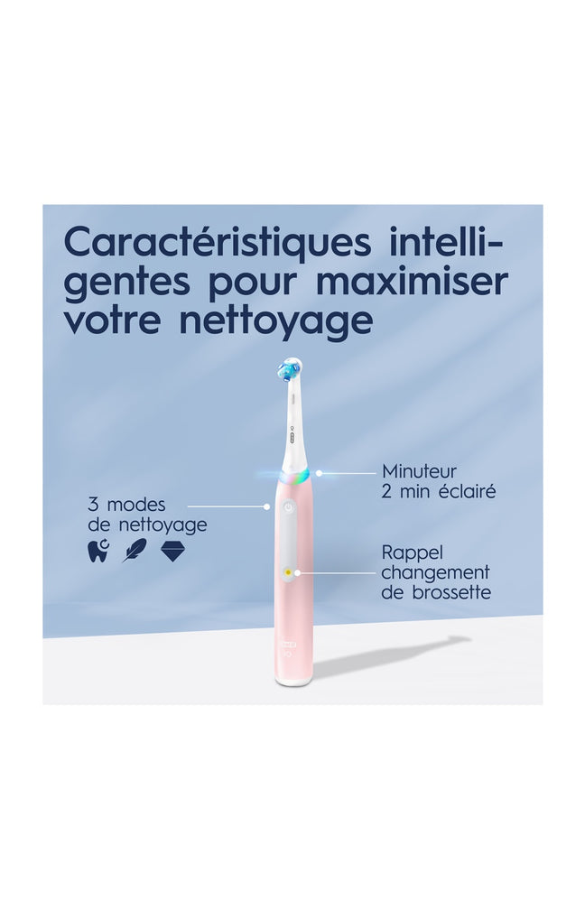 Brosse à dent électrique connectée - iO 3S - Rose