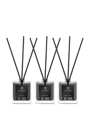 Coffret diffuseurs d'ambiance - Black Fig, Vanilla Black & Amber & Thyme - 3 x 50 ml