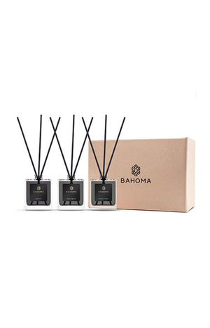 Coffret diffuseurs d'ambiance - Black Fig, Vanilla Black & Amber & Thyme - 3 x 50 ml