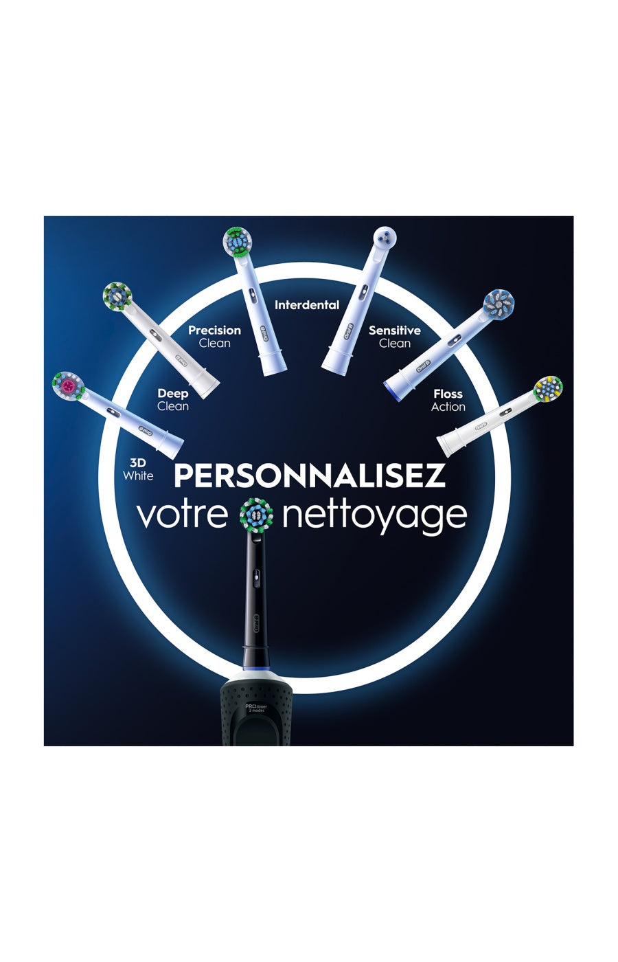 Brosse à dents électrique - Vitality Pro - Bleu