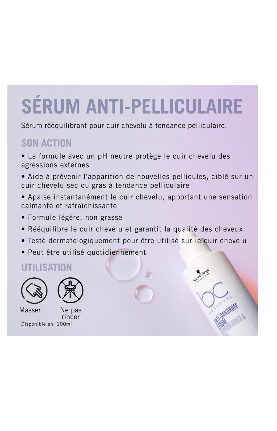 Sérum apaisant anti-pelliculaire - Super-aliments & AHA - 100 ml